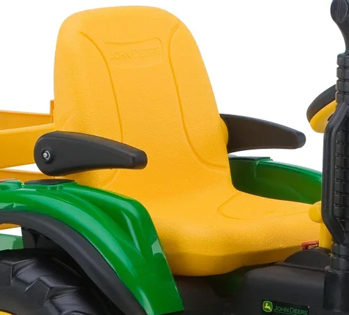 Vista 6 de Peg Perego John Deere - Tractor de fuerza terrestre con remolque de 12 voltios para montar