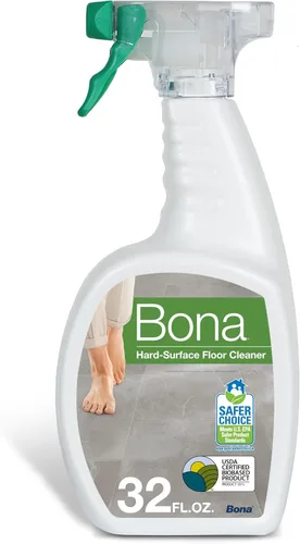 Vista 10 de Bona Spray limpiador de pisos multisuperficie, 32 onzas líquidas, aroma a menta y limón, recargable, solución de limpieza de suelos sin residuos
