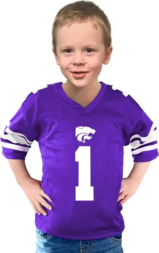 Vista 41 de Little King NCAA Touchdown Pass-Team - Camiseta de fútbol para niños pequeños, tallas 2T 3T 4T 6