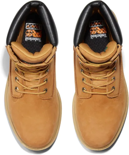 Vista 4 de Botas para hombre Timberland PRO 26011, ajuste directo, caña de 8 pulgadas, punta blanda Trigo-2024 Nuevo