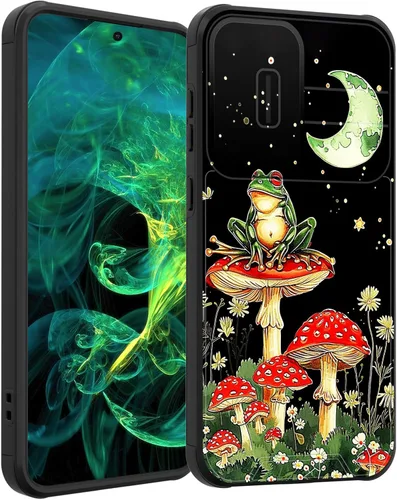 Vista 106 de Funda para Galaxy A36 5G/A56 5G con cubierta de cámara deslizante, resistente de doble capa híbrida a prueba de golpes, funda protectora resistente