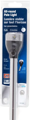 Vista 4 de Attwood 5530-36A7-IR - Luz de poste LED para barco marino de 36 pulgadas