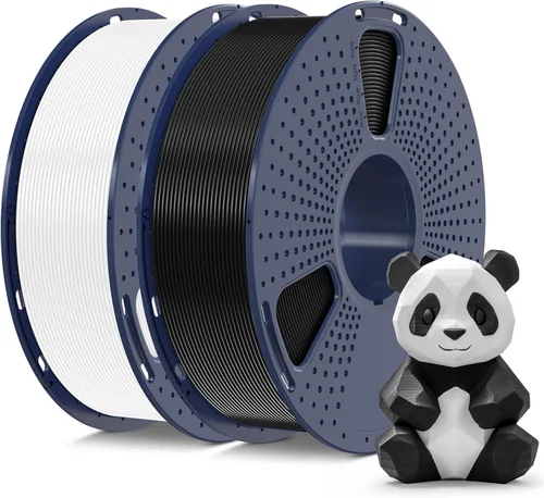 Vista 41 de SUNLU - Filamento PLA Plus 1.75mm Negro 1KG, Filamento para impresora 3D enrollado cuidadosamente 1.75mm, PLA+ 1000g, precisión dimensional de +