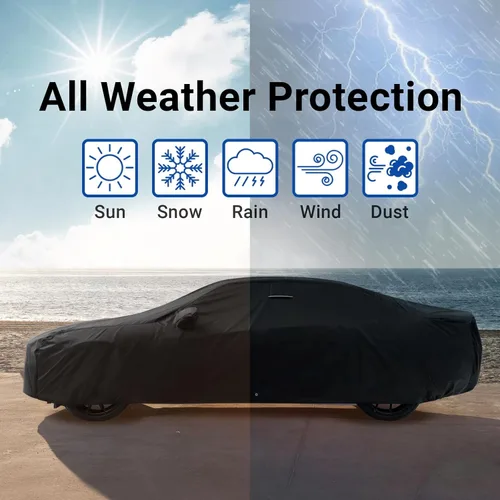 Vista 153 de iCarCover Funda de automóvil de alta calidad para Mazda CX-5 2013-2023, impermeable, para todo tipo de clima, lluvia, nieve, UV, protector