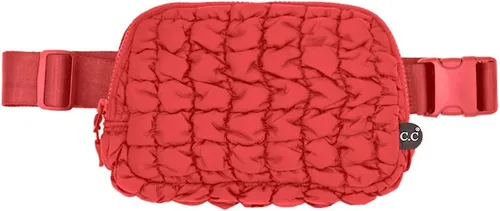 Vista 29 de C.C Riñonera de Cintura para Mujer – Riñonera Acolchada Cruzada de Cintura con Correa Ajustable, Idea de Regalo de Moda, Gris camuflaje