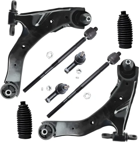 Vista 106 de Detroit Axle - Kit de brazos de control de extremo de 8 piezas para Toyota 2001-2003 Highlander 2002-2003 Camry Lexus ES300, 2 brazos de control