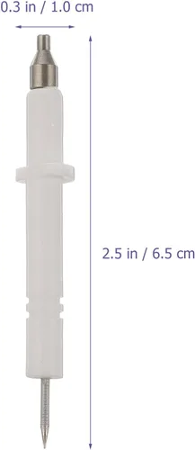 Vista 3 de 30 piezas de sensor de aguja, quemador de estufa de gas, encendedor de horno de gas, piezas de estufa de gas, sensor de incendio, parrilla