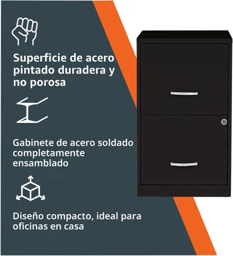 Vista 5 de Lorell Gabinete para archivos de 18" de profundidad con 2 cajones