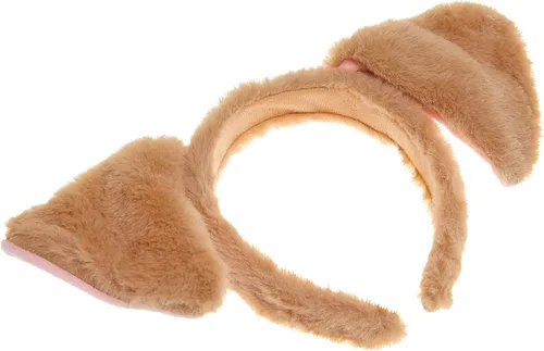 Vista 5 de CHEU Disfraz de orejas de perro cachorro (marrón)