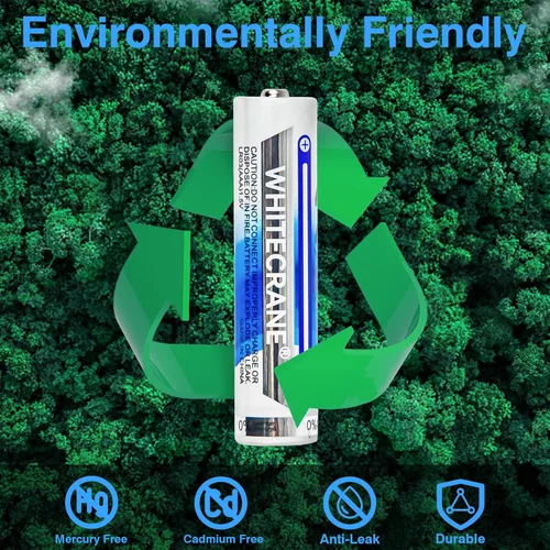 Vista 4 de 20 pilas AAA alcalinas triple A de 1.5 V de larga duración de 10 años de vida útil, diseño a prueba de fugas, máximo rendimiento para dispositivos