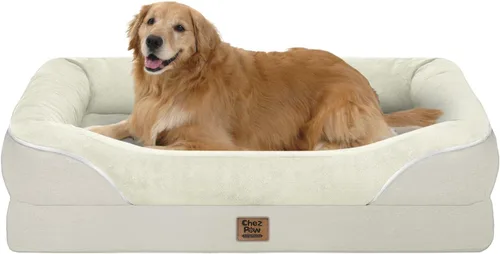 Vista 11 de Cama ortopédica lavable para perros grandes, cama ortopédica extraíble para perros XL con refuerzo, camas extra grandes para perros con funda