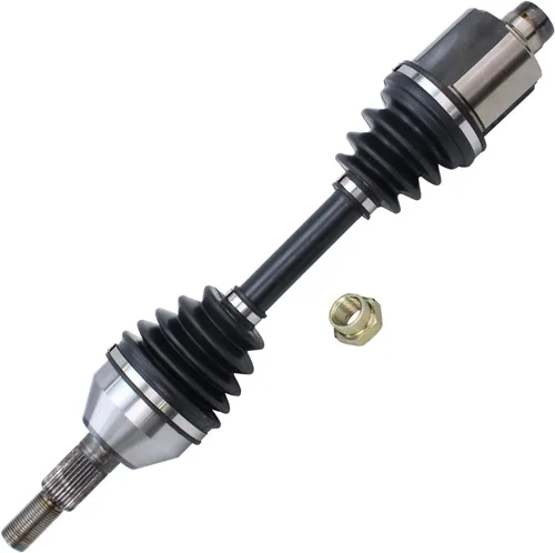 Vista 48 de Detroit Axle – Complete Front Driver Side CV Eje Eje para – 1984 – 1986 Dodge Caravan, mini-ram, Plymouth Voyager – Hecha En Estados Unidos