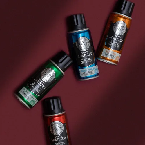 Vista 6 de 18.21 Man Made Men's Spirits Spritzer, 3.4 oz. - Spray corporal de larga duración con aromas masculinos - Regalos para él