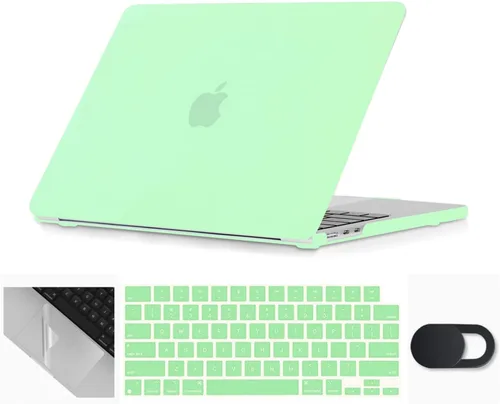 Vista 13 de Se7enline Funda compatible con MacBook Air de 15 pulgadas 2024 M4 M3 M2 para A2941/A3114/A3241, funda rígida mate para laptop, con funda protectora