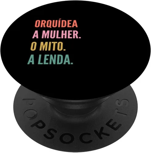 Funny Portuguese First Name Design - Orquídea PopSockets Swappable PopGrip
