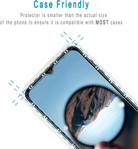 Vista 5 de HPTech Paquete de 2 protectores de pantalla de privacidad para Samsung Galaxy A12 / A13 / A32 / A03s / A02s / A42 vidrio templado antiespía