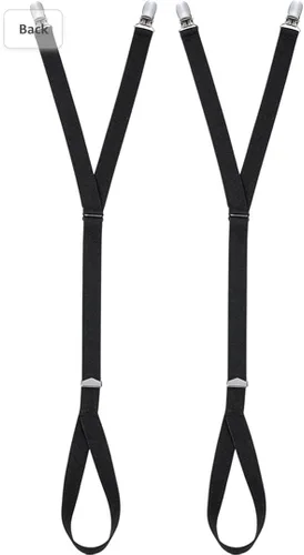 Vista 6 de La camisa se mantiene con pin de sujeción segura correa ajustable Y-STYLE Negro ONE SIZED FITS ALL