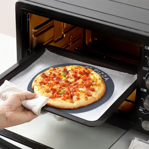 Vista 5 de Juego de 4 alfombrillas de silicona para hornear, antiadherentes, reutilizables, para hacer macarrones, pizzas, galletas, pasteles, pan, bollos