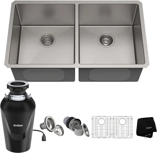 Vista 18 de Kraus KHT301-25 Standart PRO Kitchen Fregadero de Cocina de Acero Inoxidable, 25 Pulgadas