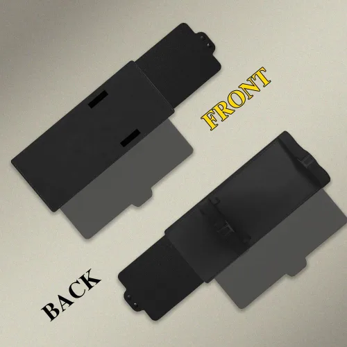 Vista 3 de Extensión de Visera Solar Polarizada para Automóvil con Lente de PC y Parasol Lateral, Visera Antirreflejo para Parabrisas - Universal para la Negro