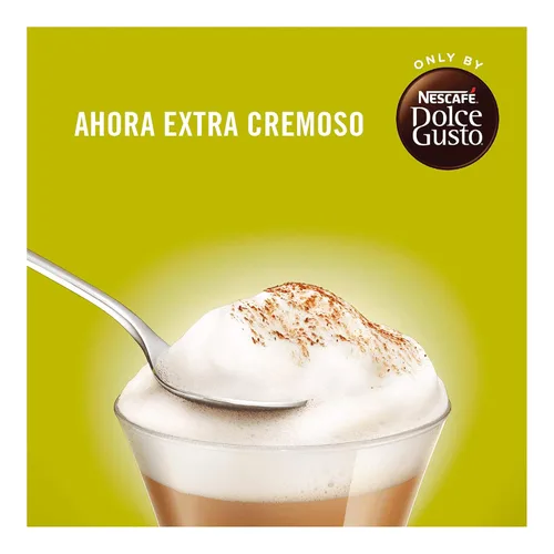 Vista 8 de NESCAFÉ Dolce Gusto Cápsulas de café capuchino, 16 unidades (paquete de 3)