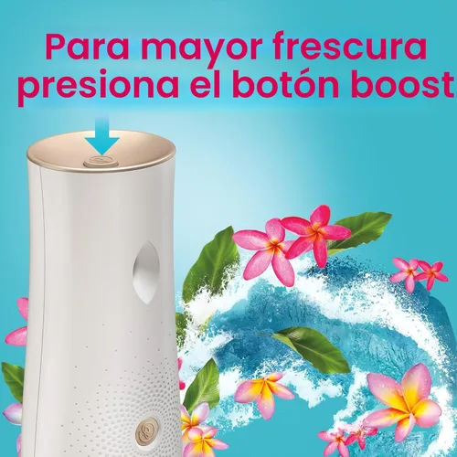 Vista 7 de Glade - Repuesto automático de aspersión, ambientador para el hogar y el baño, Aqua Waves, 6.2 oz, 3