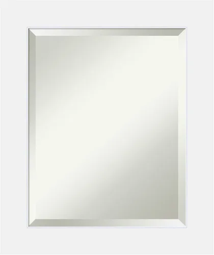 Vista 14 de Amanti Art Bathroom Mirror for Over Sink, Vanity Mirror, Wood Frame, Hangs Horizonally and Vertically, Bathroom Wall Decor, Beveled Edge