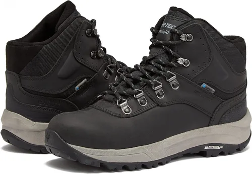 HI-TEC Altitude VI I WP Botas de senderismo impermeables de cuero para hombre modelo mejorado 2022 con suela de goma Michelin de alto rendimiento