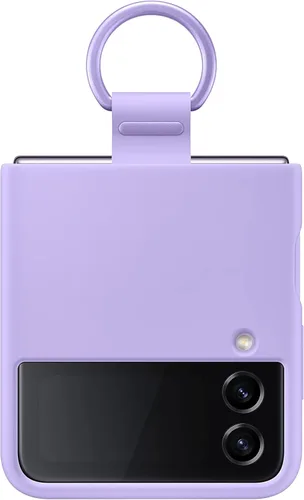 Vista 6 de Funda de cuero con solapa para Samsung Galaxy Z Flip4, funda protectora, prémium, lujosa con diseño de estilo delgado, versión estadounidense