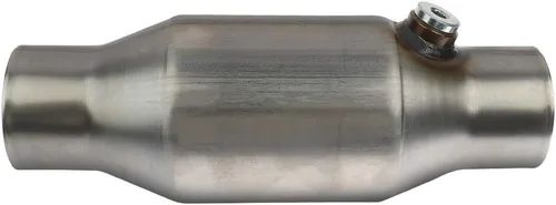 MAYASAF - Convertidor catalítico universal de entrada/salida de 2.5 pulgadas (6.35 cm), con puerto O2 (Cumple con la EPA)