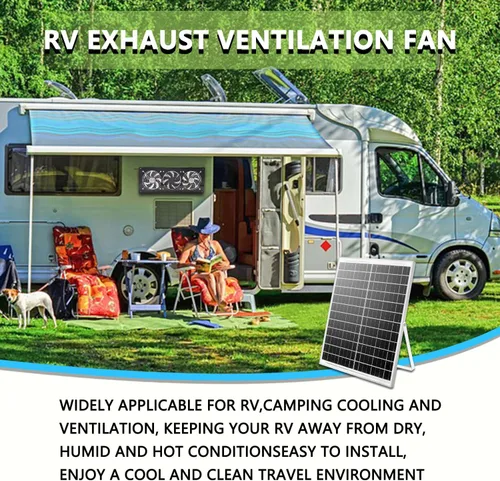 Vista 4 de HNRLOY Ventilador de escape solar, panel solar de 25 W con kit de 3 ventiladores de ventilación, ventilador alimentado por energía solar