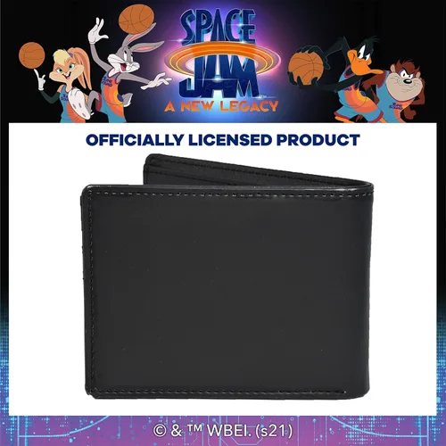 Vista 3 de Concept One Warner Bros Space Jam A New Legacy Tune Squad - Cartera plegable en una funda decorativa de hojalata, multicolor, Multi, Warner Bros