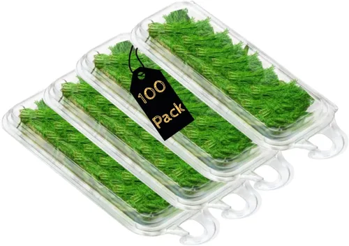 Vista 8 de Smygoods Recipientes de postre (paquete de 25 – 6 x 6 x 3) contenedores de plástico desechables para alimentos, contenedor de alimentos transparente