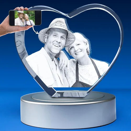 Vista 20 de Custom 3D Crystal Ball Photo – Personalized Mothers DayGifts for Mom, Laser Engraved Picture Crystal Keepsake, Unique Anniversary Birthday Gift for