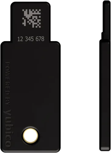 Vista 2 de Yubico - YubiKey 5 NFC - Clave de seguridad de autenticación de múltiples factores (MFA) y clave de acceso, conéctate a través de USB-A o NFC