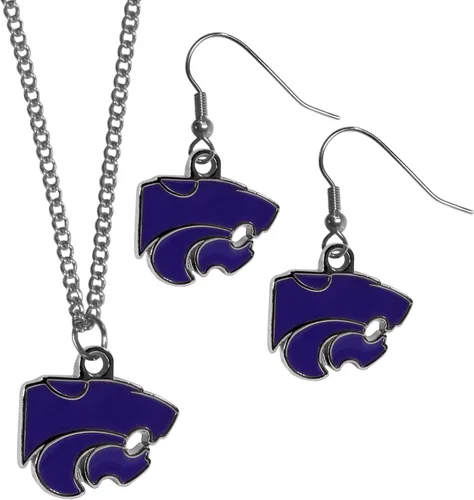 Vista 34 de Siskiyou Sports NCAA unisex-adult Dangle Earrings and Chain Necklace Set