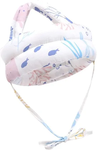 Vista 12 de Casco de bebé para gatear caminando, protector de cabeza de bebé, lindo verano, transpirable, ajustable, protección de cabeza para bebé, sin golpes