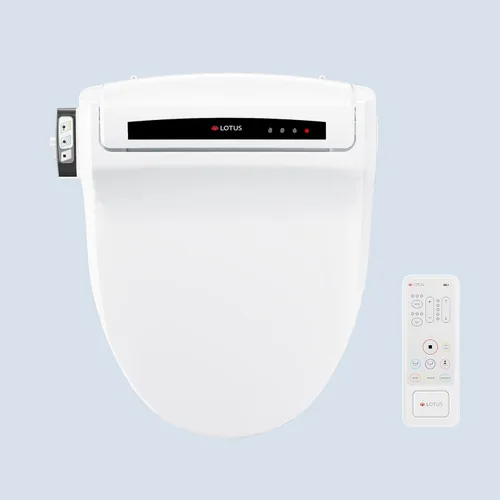 Vista 16 de Lotus Hygiene Systems ATS-500. Asiento para inodoro con tapa inteligente, climatizada con temperatura regulable. Color blanco.