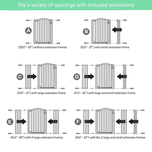 Vista 7 de Summer Infant - Valla de seguridad decorativa con puerta ideal para hogares con niños y mascotas