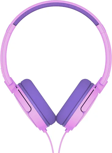 Vista 6 de PHILIPS K2019 - Audífonos ligeros con cable para niños, micrófono integrado, volumen seguro limitado, plegable y duradero, color rosa