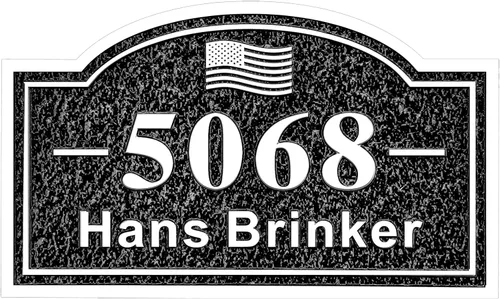 Vista 28 de Letrero de dirección fundido personalizado con número de casa, placa de dirección de casa de 12 pulgadas, letrero de número de Steet House