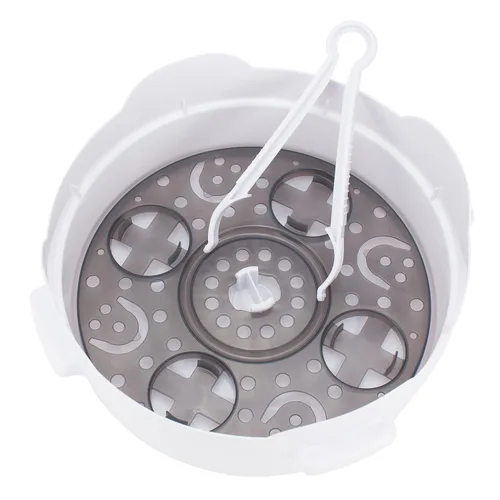Vista 4 de Dr. Brown's Vapor de Microondas - para Biberones de Bebé, Tetinas, Piezas de Biberones, Chupetes, Mordedores y Piezas de Extractor de Leche