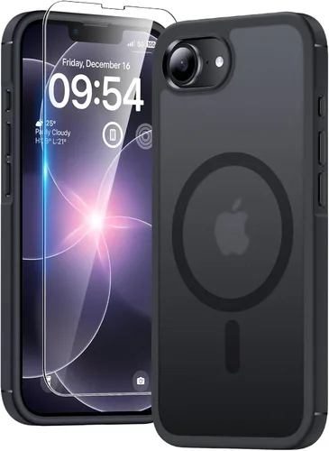 Vista 72 de TAURI Funda para iPhone 17, antiamarilleamiento con protector de pantalla, protección de grado militar, a prueba de golpes, delgada para iPhone 17