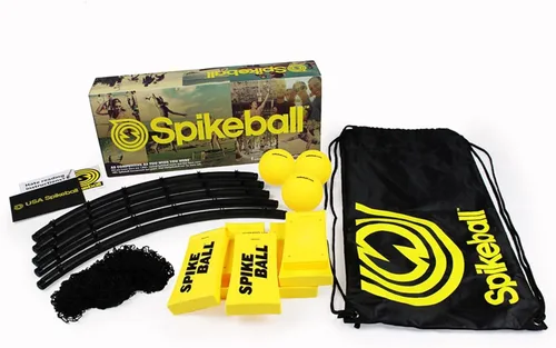 Vista 6 de Spikeball 3 Ball Juego Original de Red Redonda - Incluye 3 Pelotas, Red y Bolsa