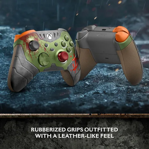 Vista 4 de Xbox Wireless Controller – DOOM: The Dark Ages Limited Edition Series X S, One, PCs, and Cloud-Enabled Devices (Renewed)