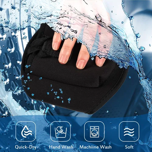 Vista 6 de Jexine Paquete de 8 Cinturones de Micrófono Inalámbrico para Teatro de Neopreno Soporte de Micrófono con Correa Anti-Caída Cinturón Absorbente