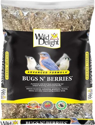 Vista 2 de Wild Delight 099127 Bugs N' Berries - Alimento para pájaros silvestres, 4.5 libras