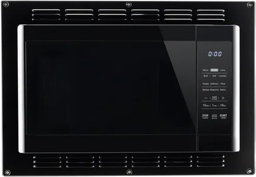 Vista 2 de RecPro Freidora de aire de cocina RV y microondas de convección con kit de moldura 1.0 pies cúbicos 120 V 6 modos de cocción (negro)