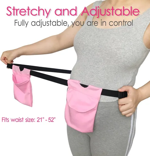 Vista 5 de Soporte de drenaje transpirable después de abdominoplastia mastectomía drenaje bolsa de secado rápido cinturón suministros malla nefrostomía ducha