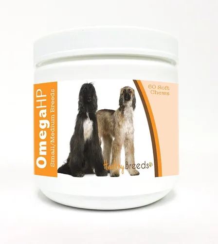 Vista 99 de Healthy Breeds Siberian Husky Omega HP - Masticables suaves para piel y pelaje, 90